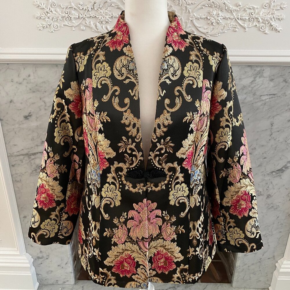 SOFT SURROUNDINGS NWT BRANCA JACQUARD JACKET PM